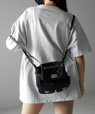 BACロゴレタリングビッグTシャツ / BAG logo lettering big Tee