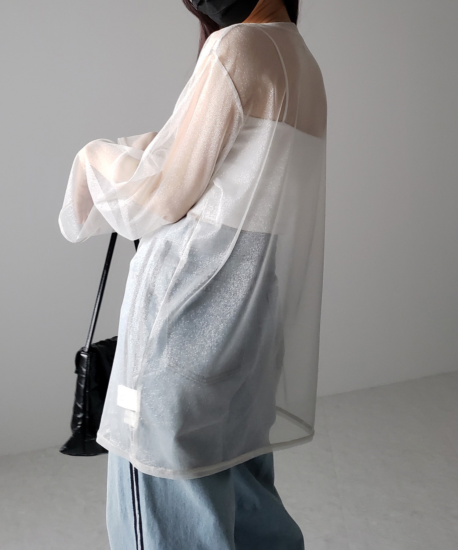 【 3color 】ラメチュールシアービッグプルオーバー