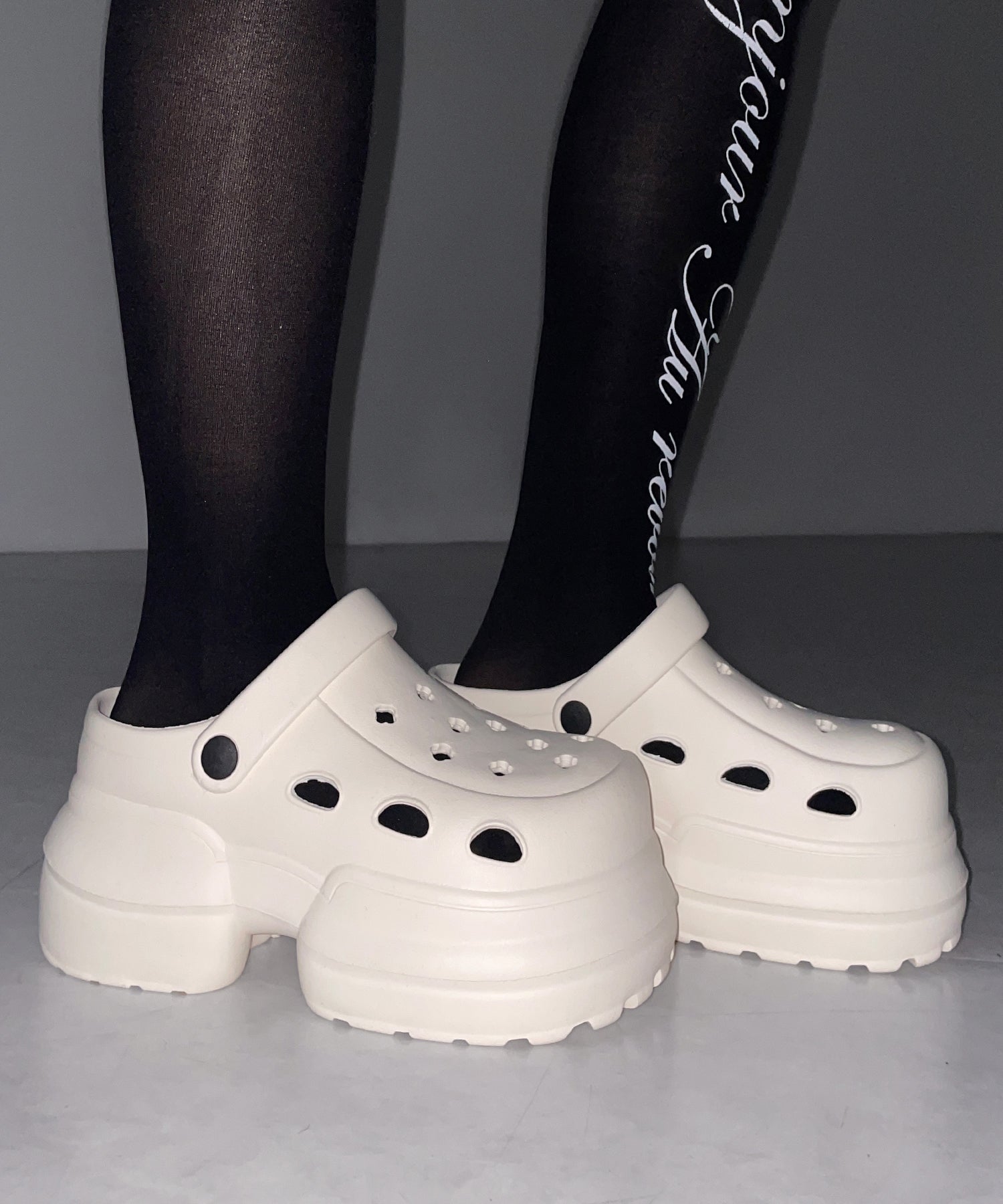 厚底クロッグサンダル / Platform clog sandals