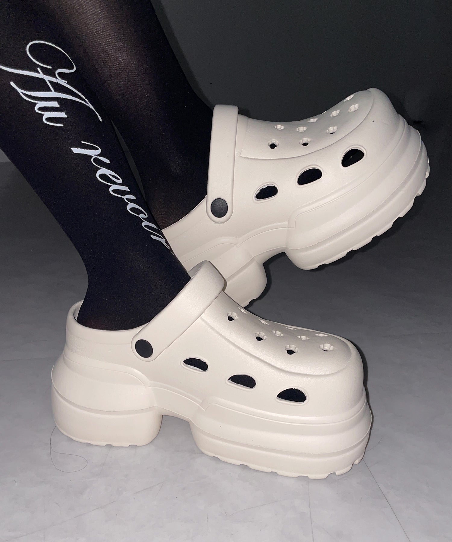 厚底クロッグサンダル / Platform clog sandals