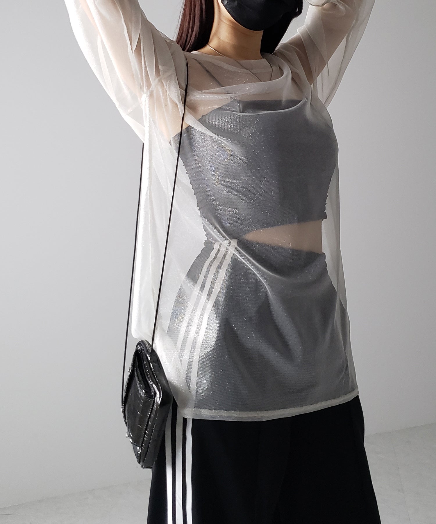 【 3color 】ラメチュールシアービッグプルオーバー