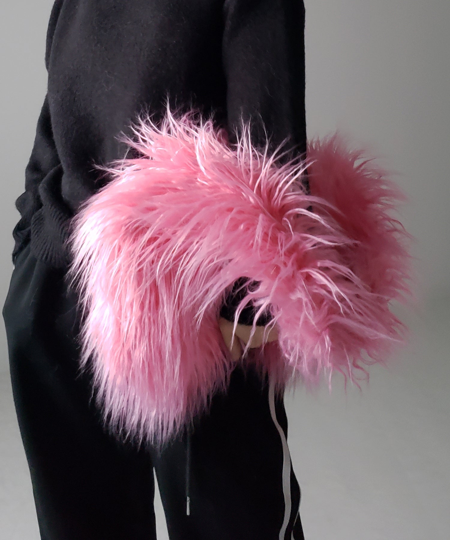 【 5color 】シャギーファーワンハンドルショルダーバッグ / shaggy fur onehandle shoulder bag