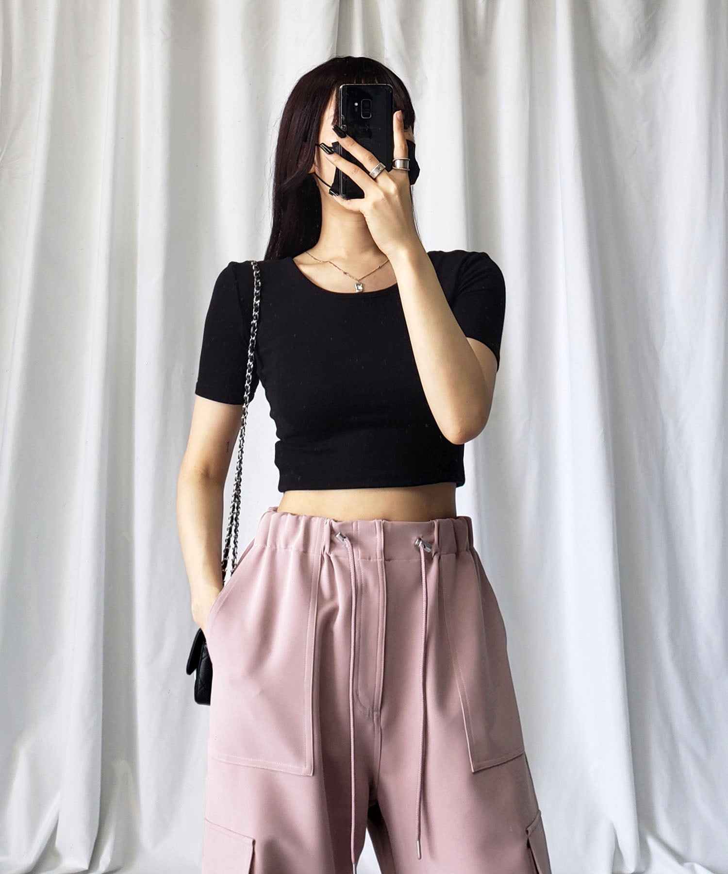 【 4size/6color 】2WAYドロストルーズカーゴワイドパンツ
