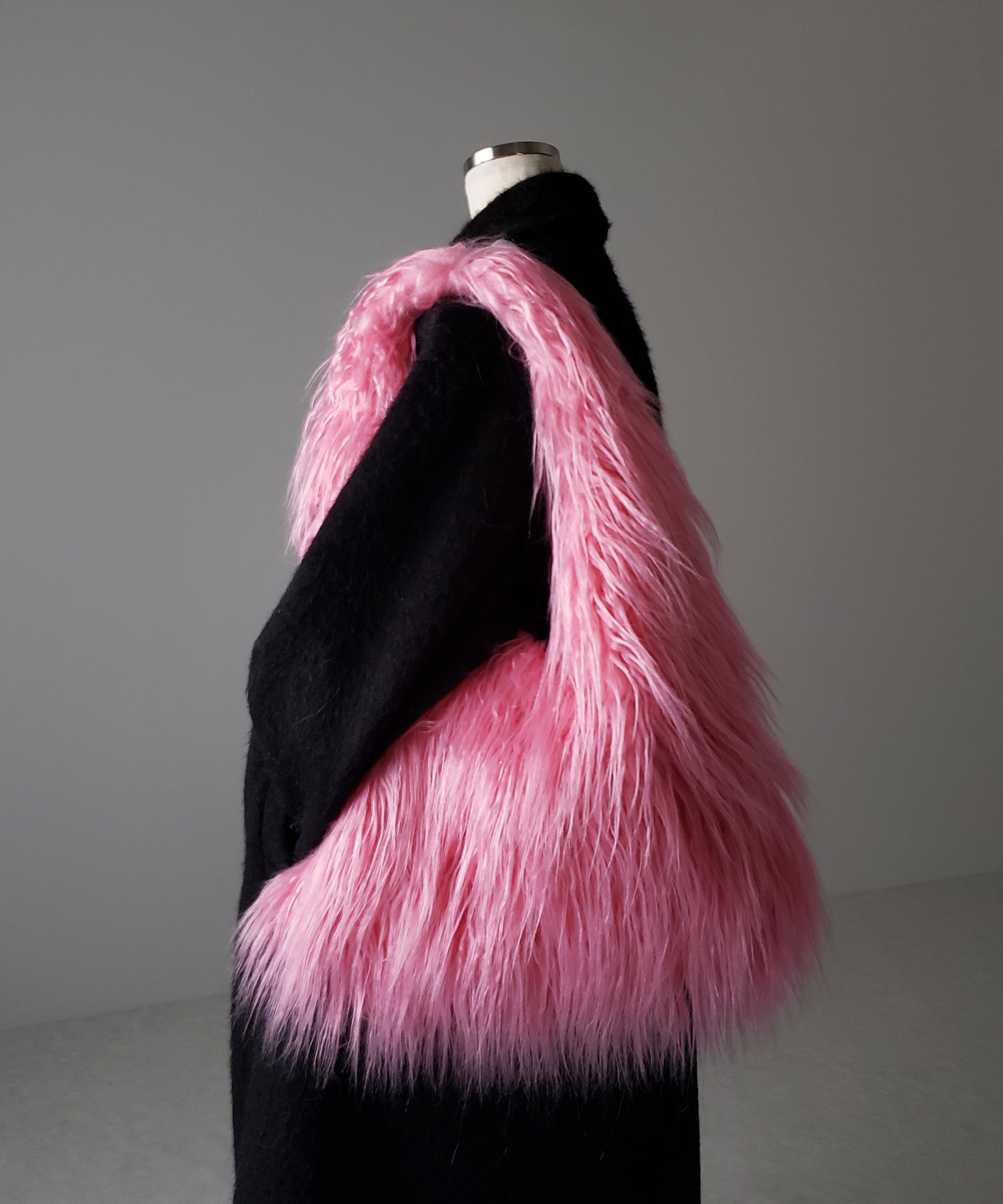 【 5color 】シャギーファーワンハンドルショルダーバッグ / shaggy fur onehandle shoulder bag