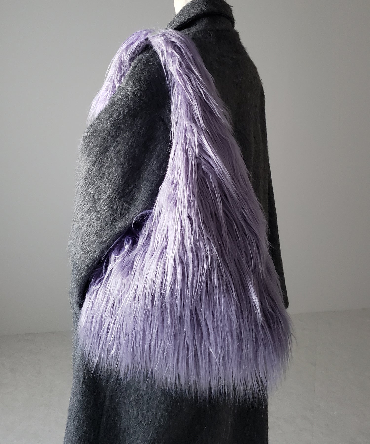 【 5color 】シャギーファーワンハンドルショルダーバッグ / shaggy fur onehandle shoulder bag