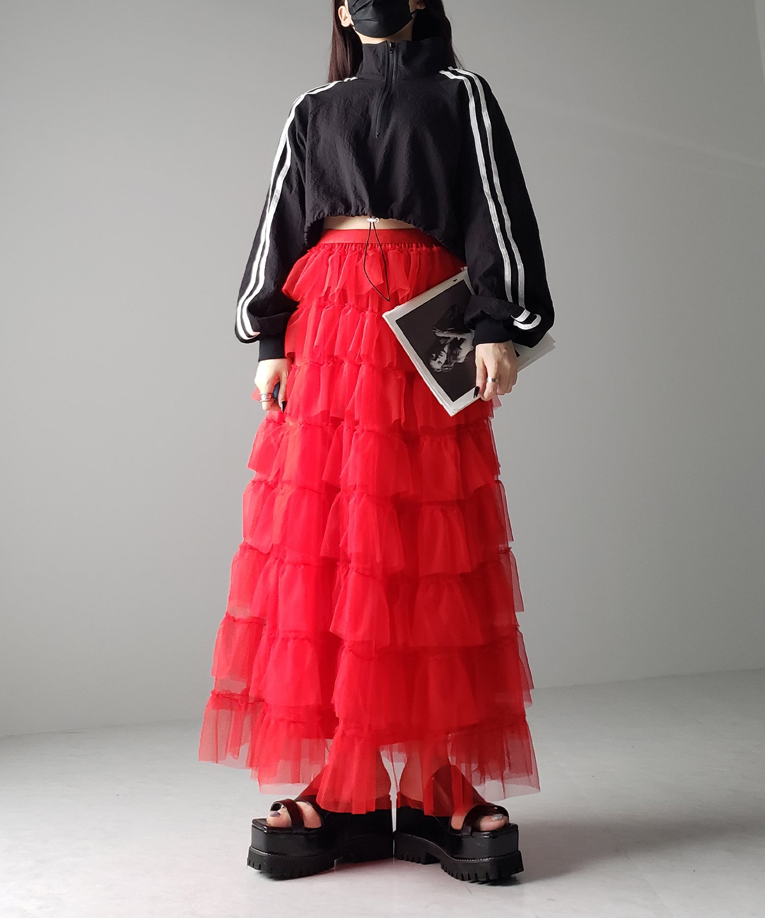 チュールフリルボリュームスカート《 NEWカラー3色追加! 》 Sサイズ仲間入り