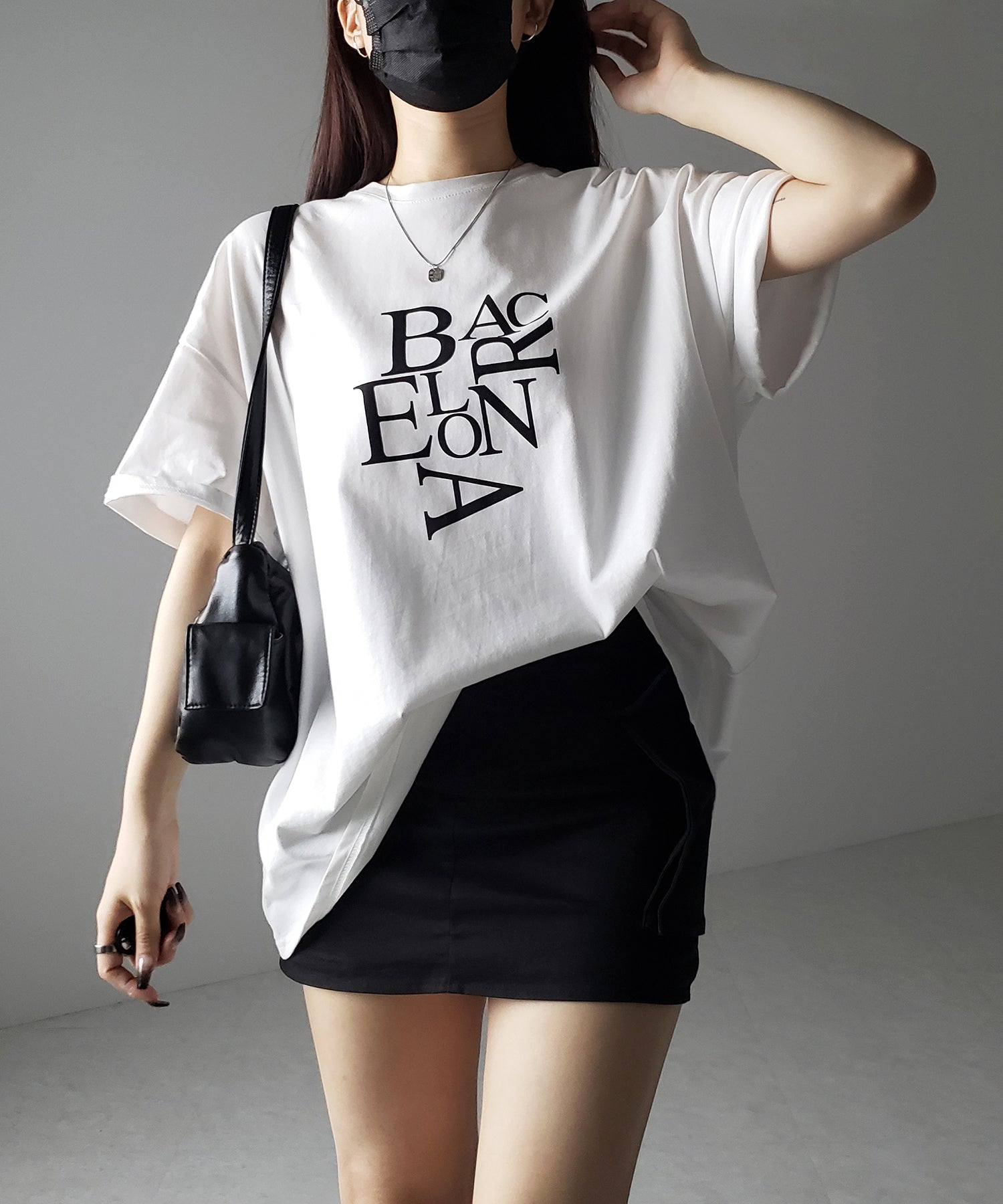 【 3color 】BACロゴレタリングビッグTシャツ / BAG logo lettering big Tee