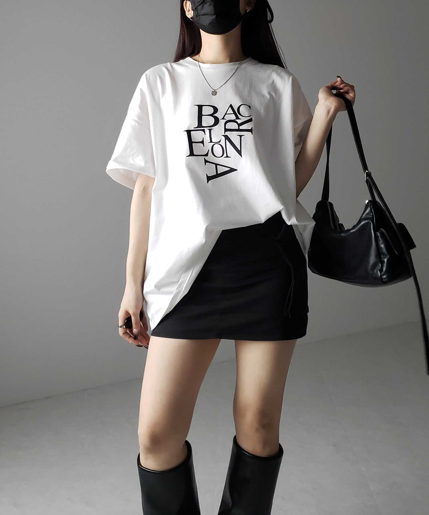 【 3color 】BACロゴレタリングビッグTシャツ / BAG logo lettering big Tee