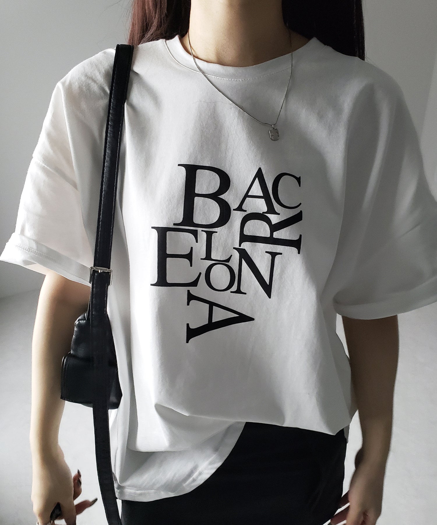 【 3color 】BACロゴレタリングビッグTシャツ / BAG logo lettering big Tee