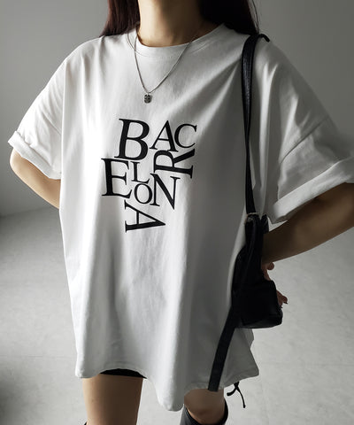 BACロゴレタリングビッグTシャツ / BAG logo lettering big Tee