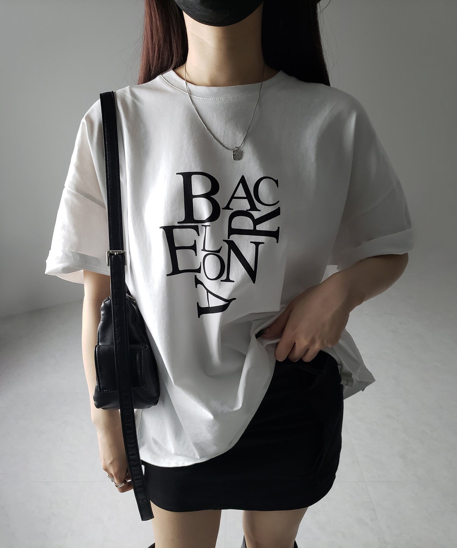 【 3color 】BACロゴレタリングビッグTシャツ / BAG logo lettering big Tee