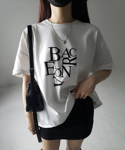 BACロゴレタリングビッグTシャツ / BAG logo lettering big Tee