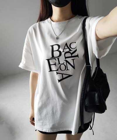 BACロゴレタリングビッグTシャツ / BAG logo lettering big Tee