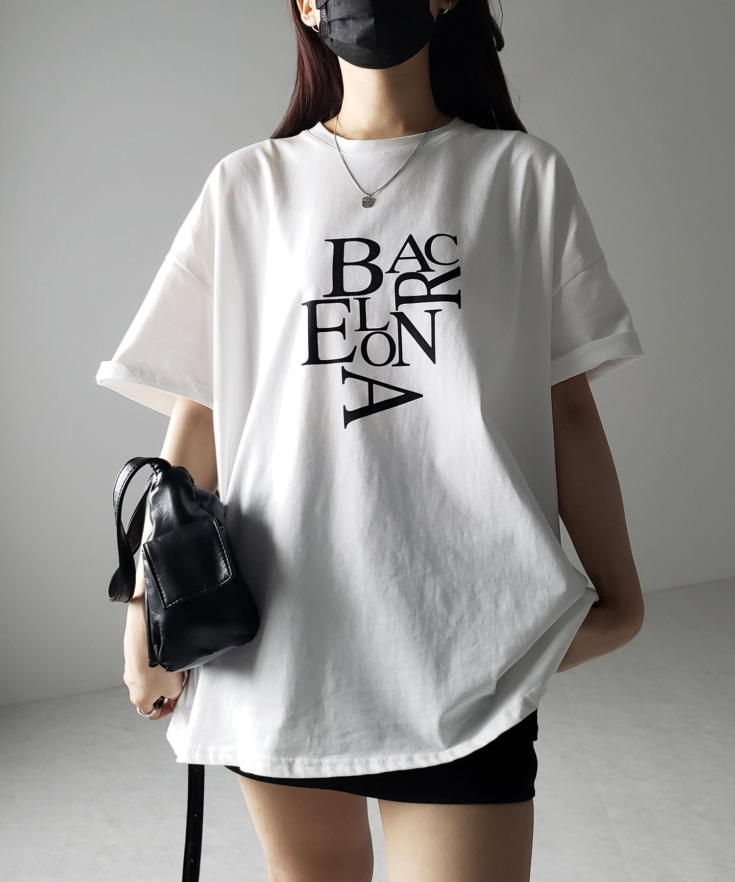 【 3color 】BACロゴレタリングビッグTシャツ / BAG logo lettering big Tee