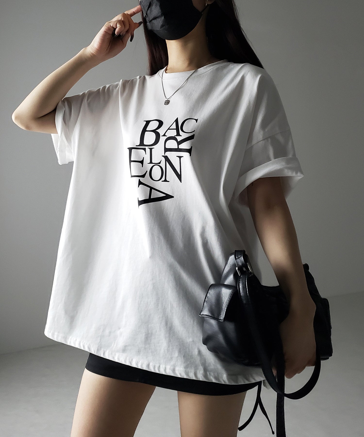 【 3color 】BACロゴレタリングビッグTシャツ / BAG logo lettering big Tee