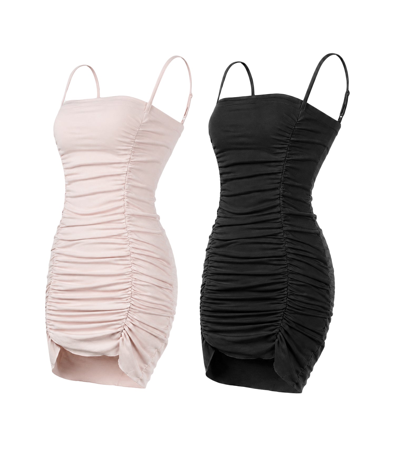 ギャザーシャーリングタイトキャミミニワンピ / gathered shirring tight cami mini onepiece