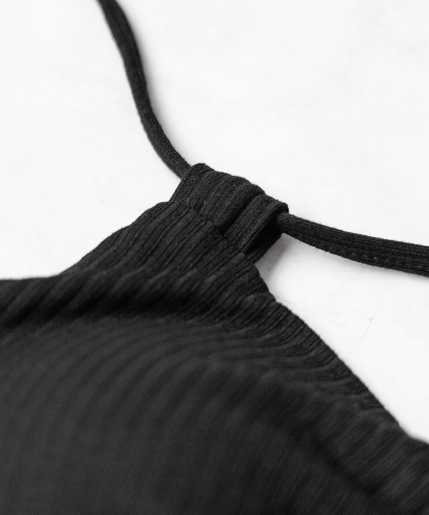 【 2点セット 】 2WAYストラップリブキャミソール + フロントリボンショートカーディガン SET / 2WAY strap lib camisole + front ribbon short cardigan