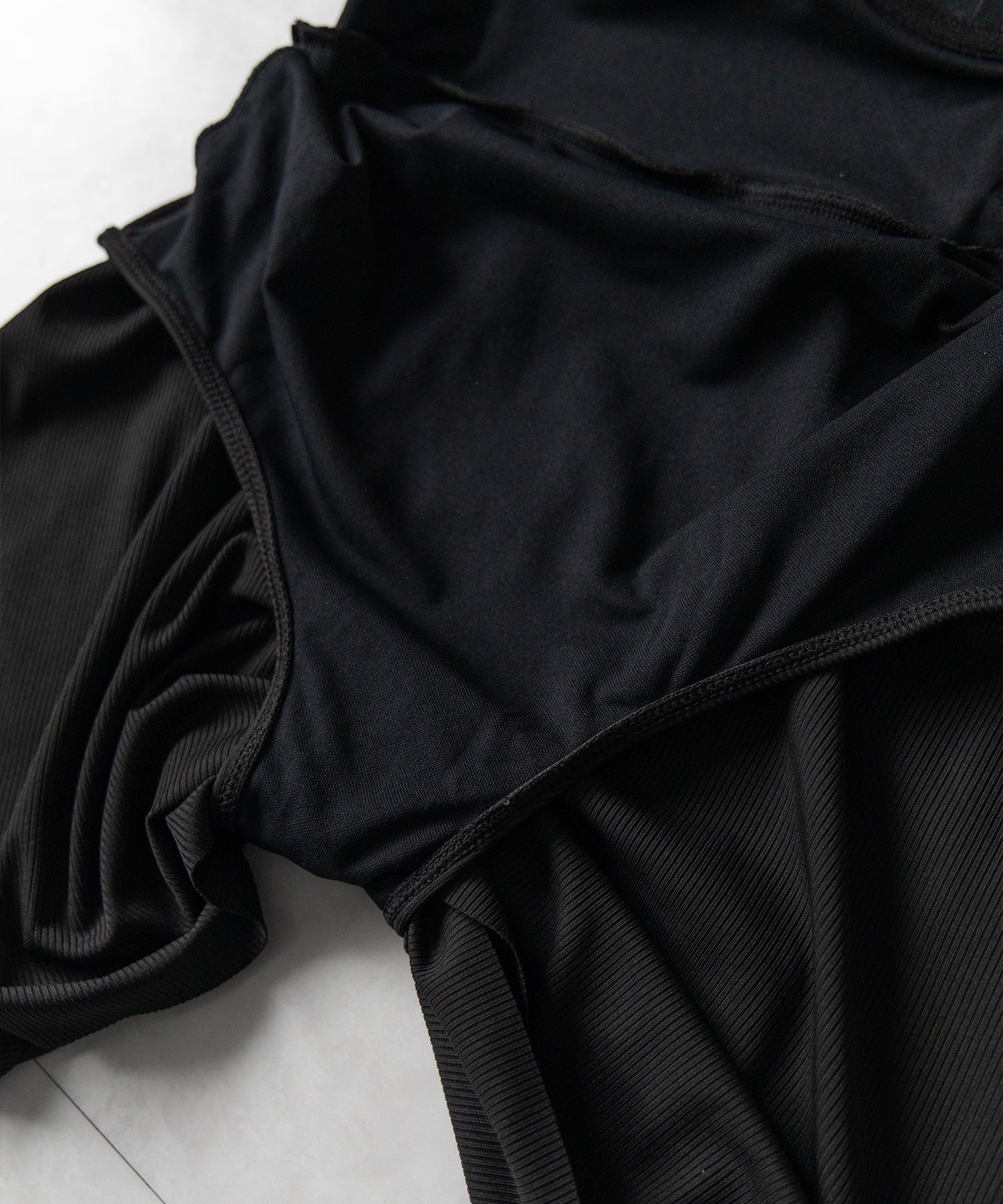 【 レディース水着 】ショルダーリボンバイカラーワンピース水着 / shoulder ribbon bicolor onepiece swimwear