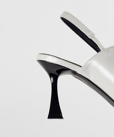 ポインテッドトゥレースアップスニーカーミュール / pointed toe lace up sneaker mules