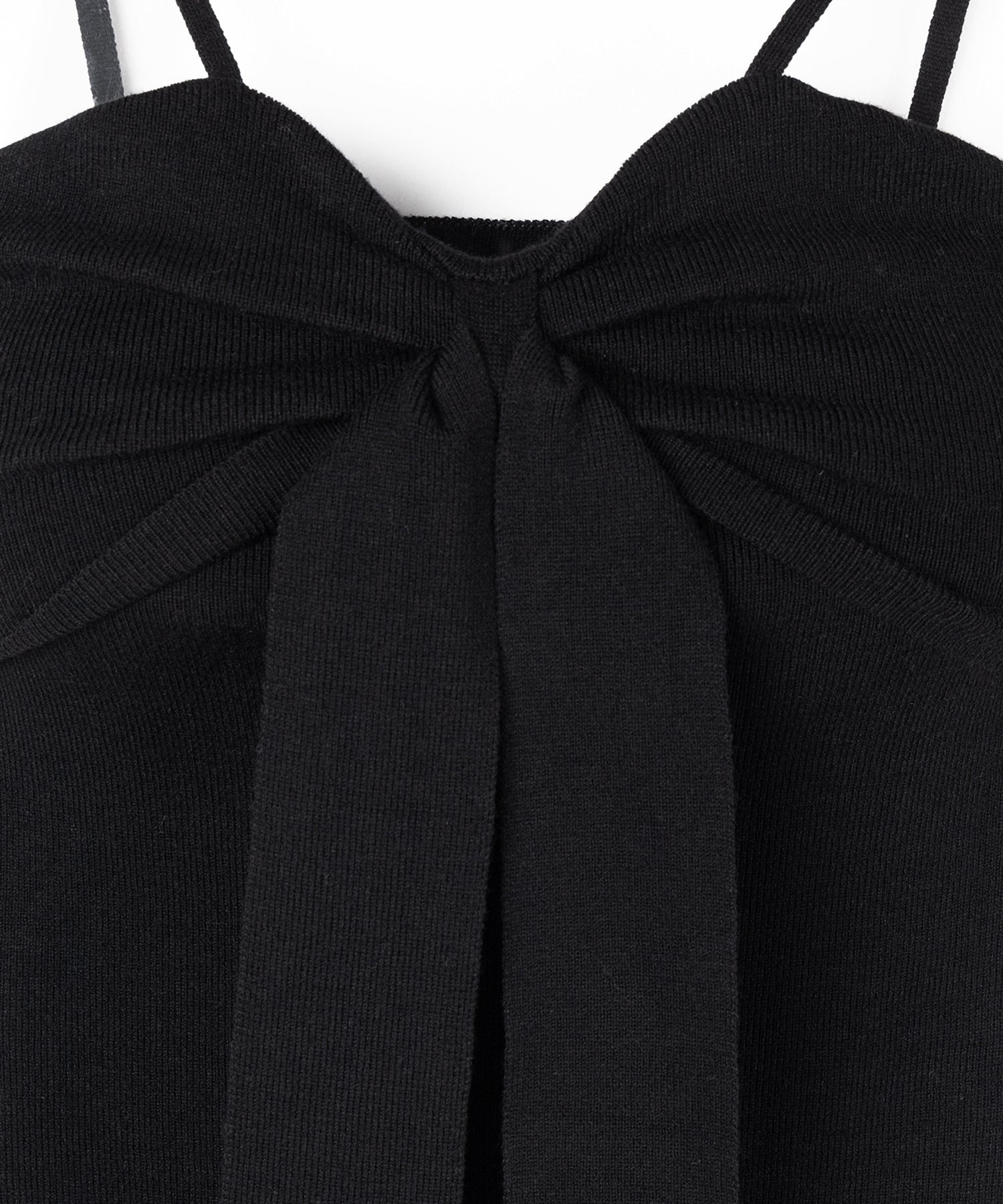 【 2点セット 】リボンニットキャミソール + カーディガンセット /ribbon knit camisole + cardigan SET