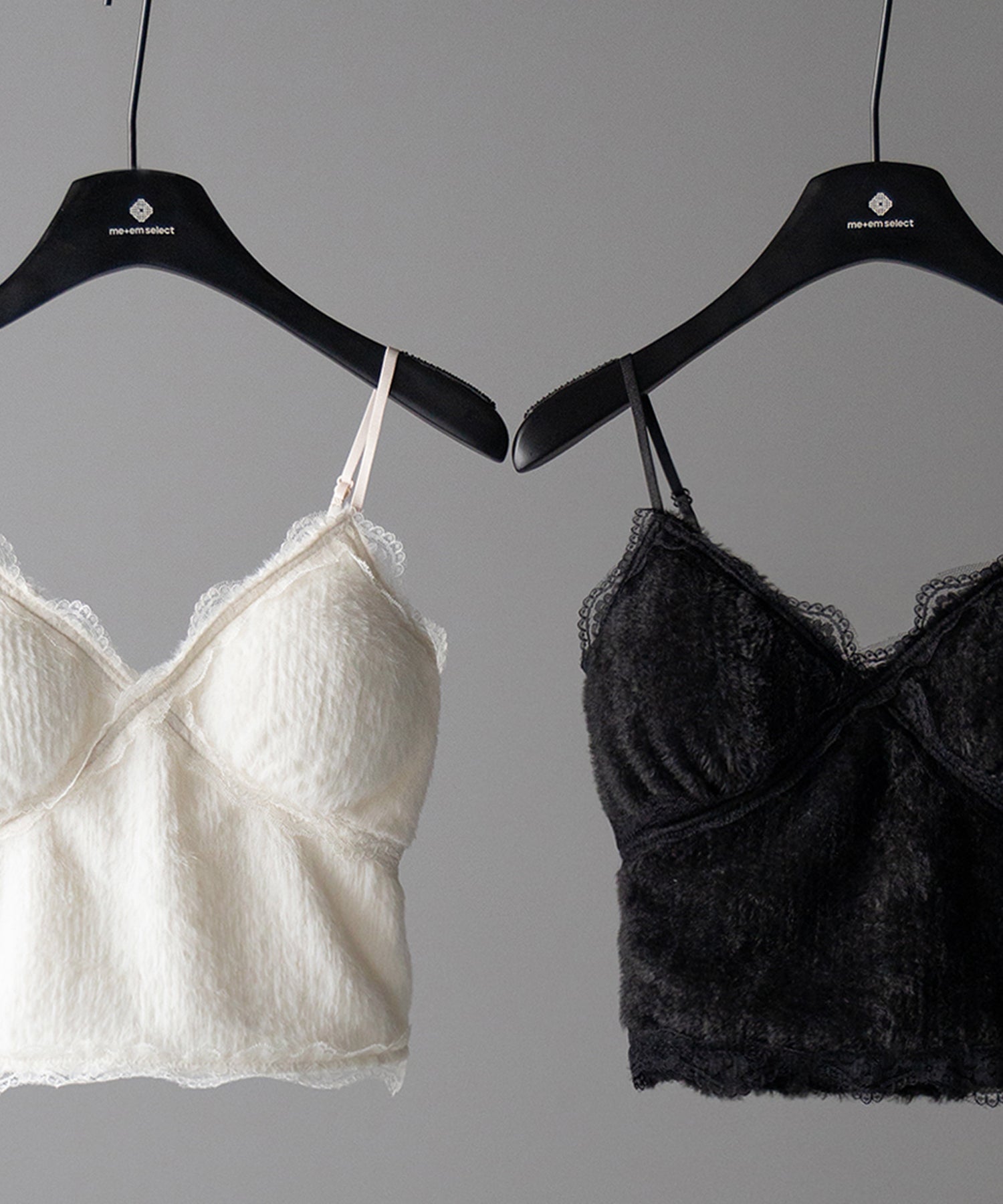 【 カップ付き 】シャギーファーショートビスチェキャミソール / shaggy fur short bustier camisole