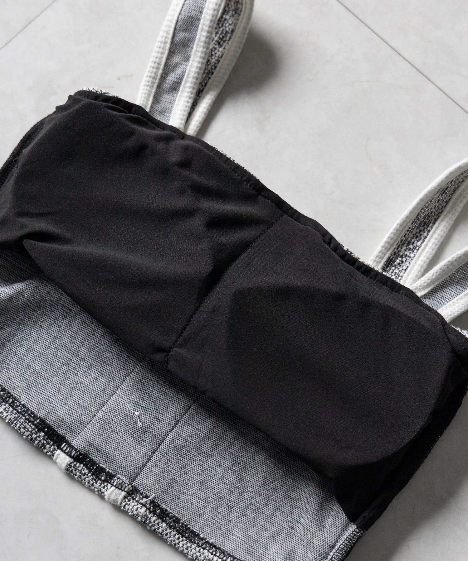 【 セットアップ】ツイードボタンショートビスチェ + ミニスカート SET / 【 SETUP 】tweed button short buister + mini skirt SET