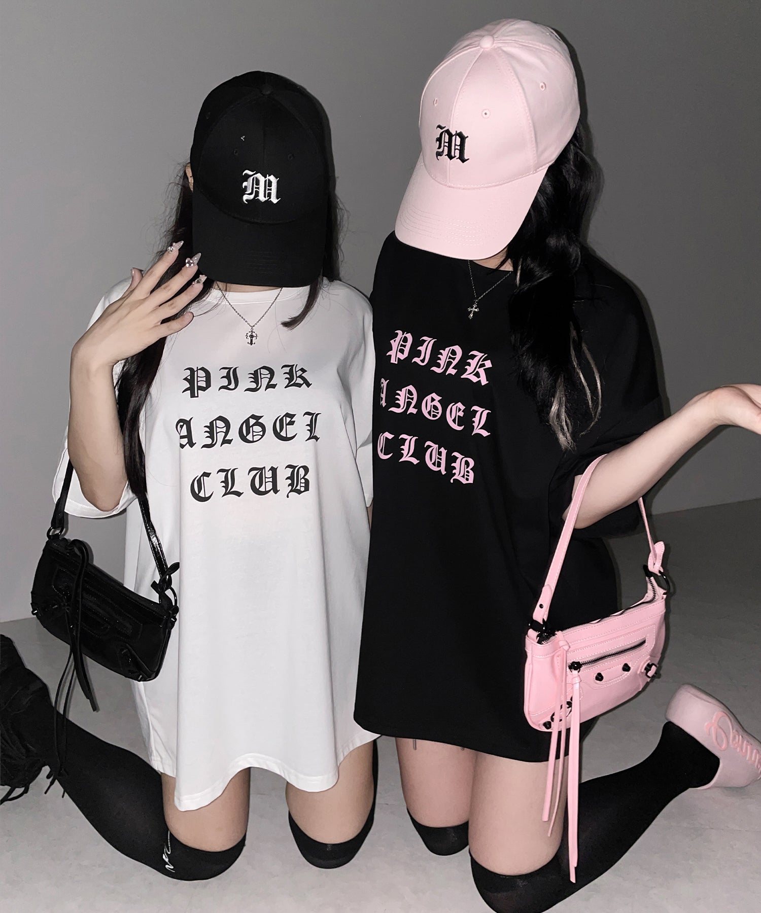 【 新色ピンク追加! 】M LOGO embroidery CAP / M LOGO 刺繍キャップ