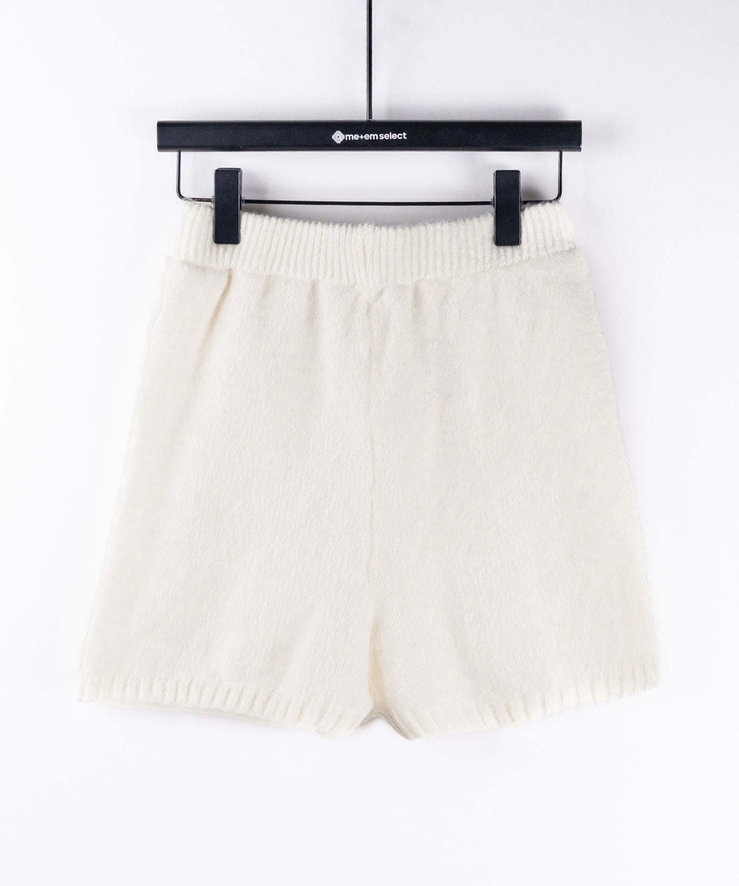 【 ニットセットアップ 】フラッフィーオーバーサイズニット + ニットショートパンツ SET / fluffy over size knit + knit short pants SET