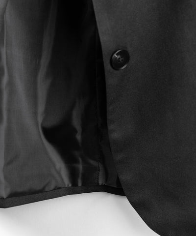 【 セットアップ 】オーバーサイズテーラードジャケット & ハイウエストミニスカパン SET / oversize tailored jacket & high waist mini skirt pants SET