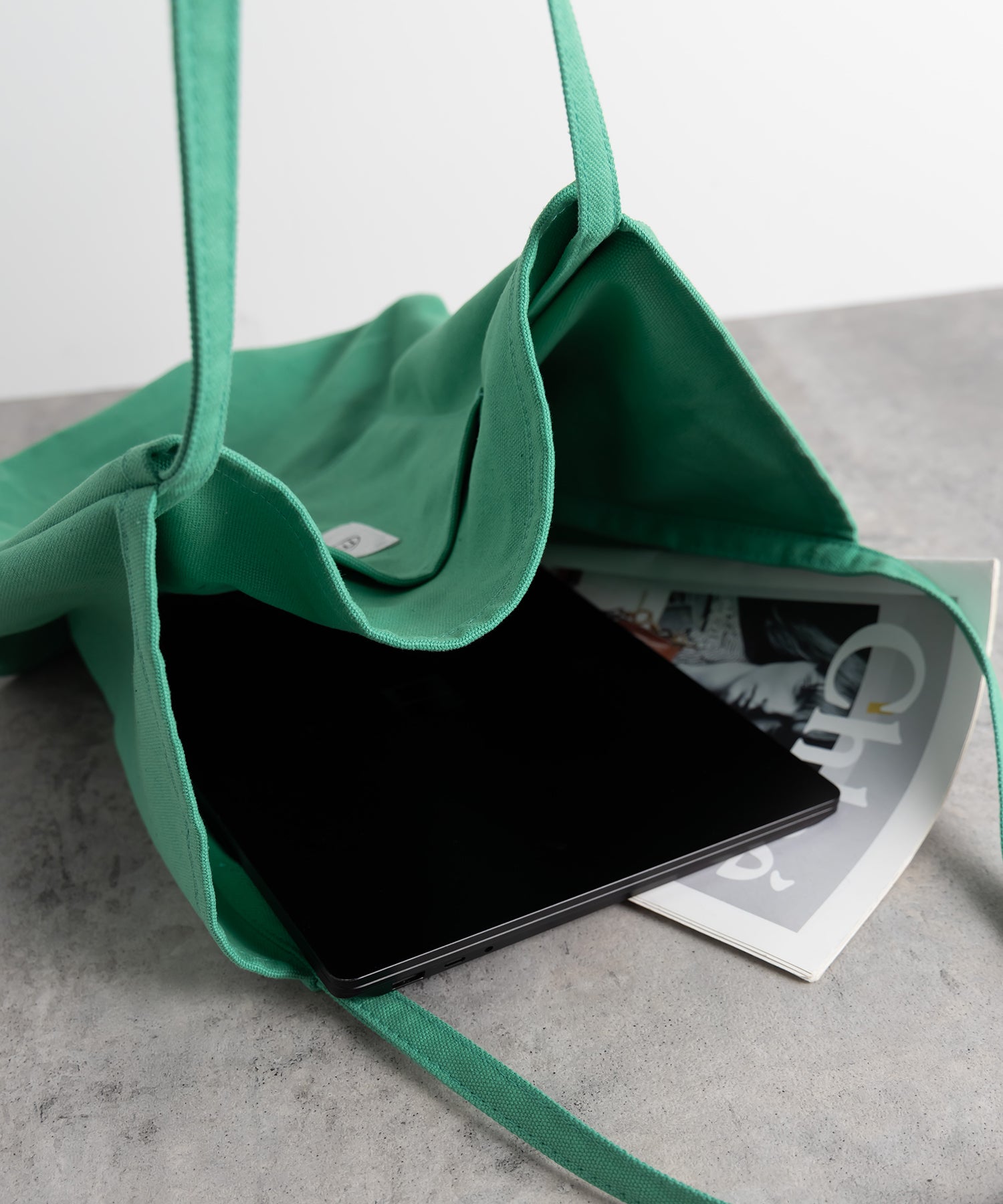 【 7color /大容量 】ミームセレクトオリジナルタグキャンバスカラートートバッグ / me+em select original tag canvas color totebag