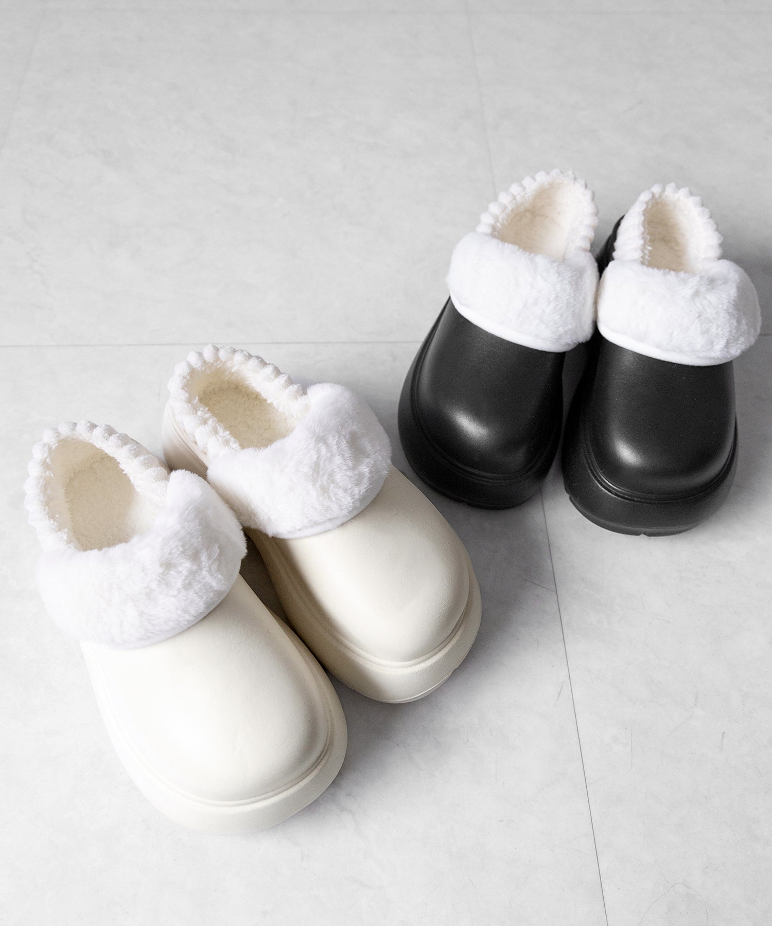 厚底EVAボアサボスリッポン / platform EVA boa sabo slipons