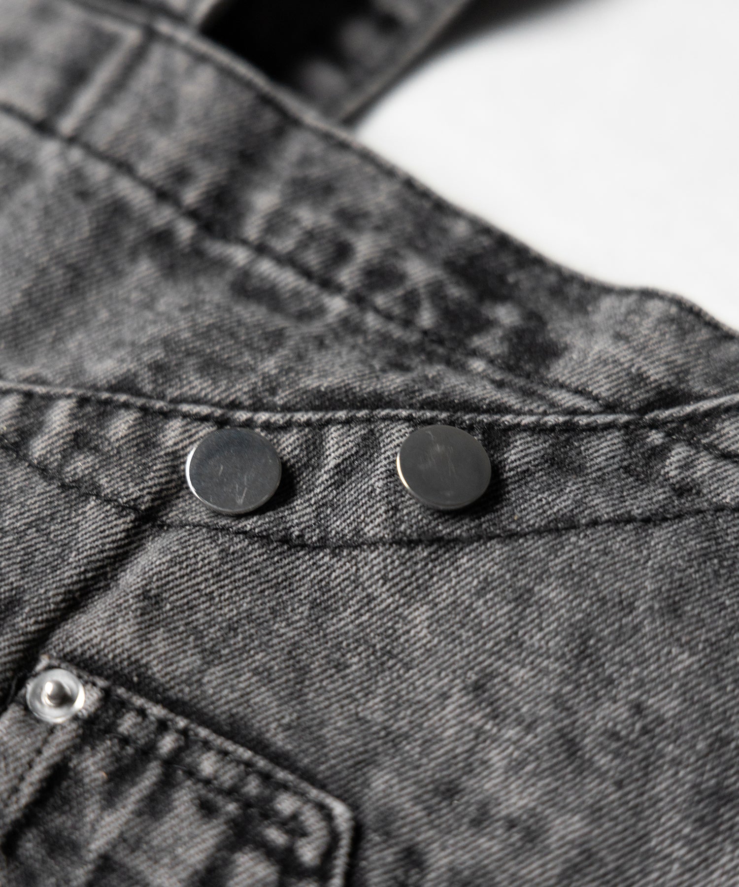 ヴィンテージドッキングウォッシュデニムバッグ / vintage docking washed denim bag