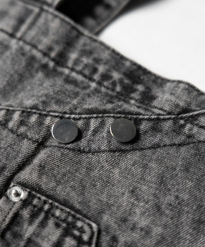 ヴィンテージドッキングウォッシュデニムバッグ / vintage docking washed denim bag