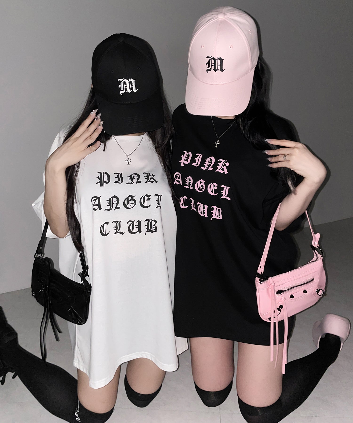 【 新色ピンク追加! 】M LOGO embroidery CAP / M LOGO 刺繍キャップ