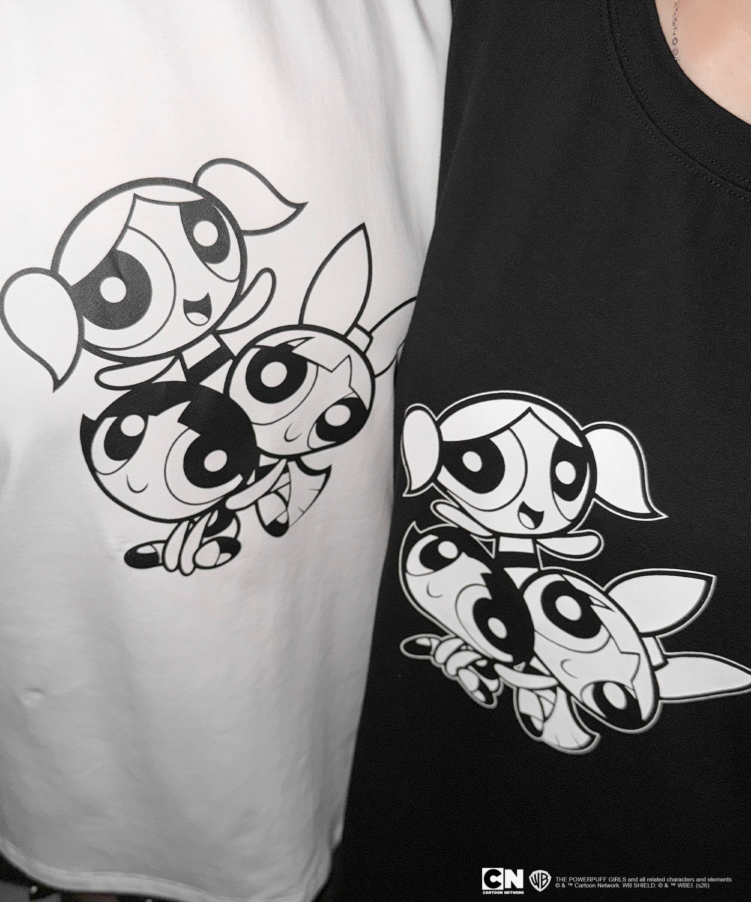【THE POWERPUFF GIRLS】パワーパフガールズビッグプリントオーバーサイズTシャツ / big print oversize Tee【 セットアップ着用可能 】