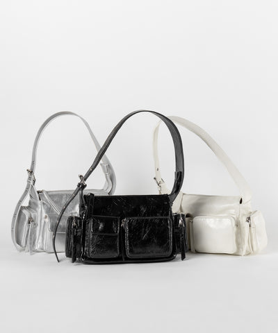 4アウトポケットヴィンテージスクエアショルダーバッグ / 4 outpocket vintage square shoulder bag