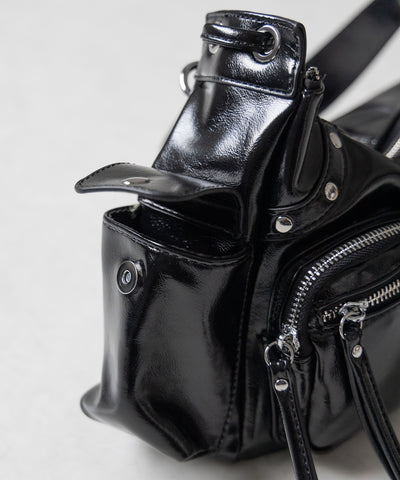 【 ショルダーにできる2WAY 】 4アウトポケットワンハンドルショルダーバッグ / 4 outpocket onehandle shoulder bag