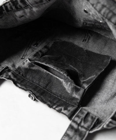 ヴィンテージドッキングウォッシュデニムバッグ / vintage docking washed denim bag