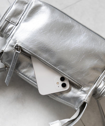 4アウトポケットヴィンテージスクエアショルダーバッグ / 4 outpocket vintage square shoulder bag
