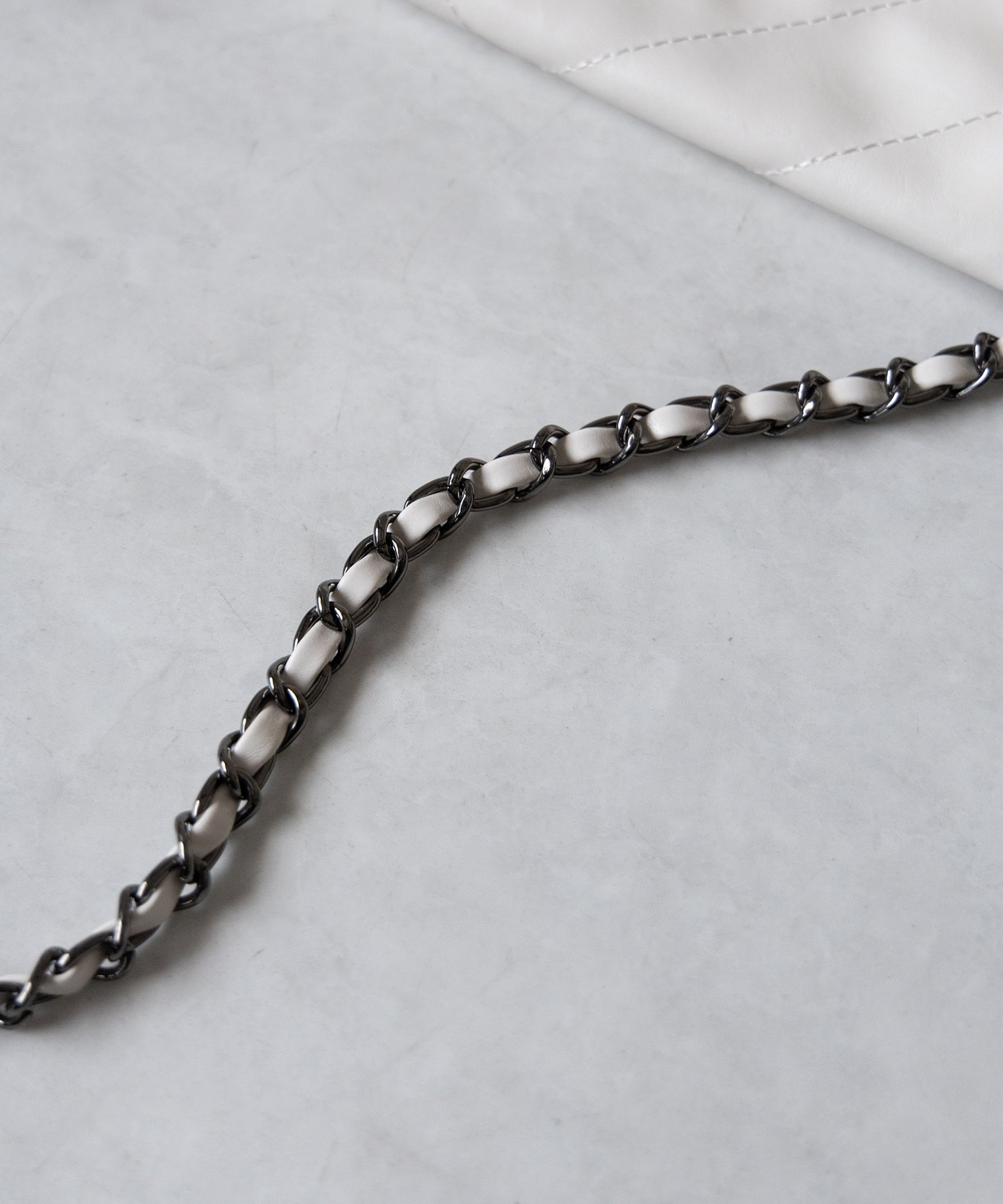 2WAY チェーンフェイクレザーフラップショルダーバッグ / 2WAY chain fake leather flap shoulder bag