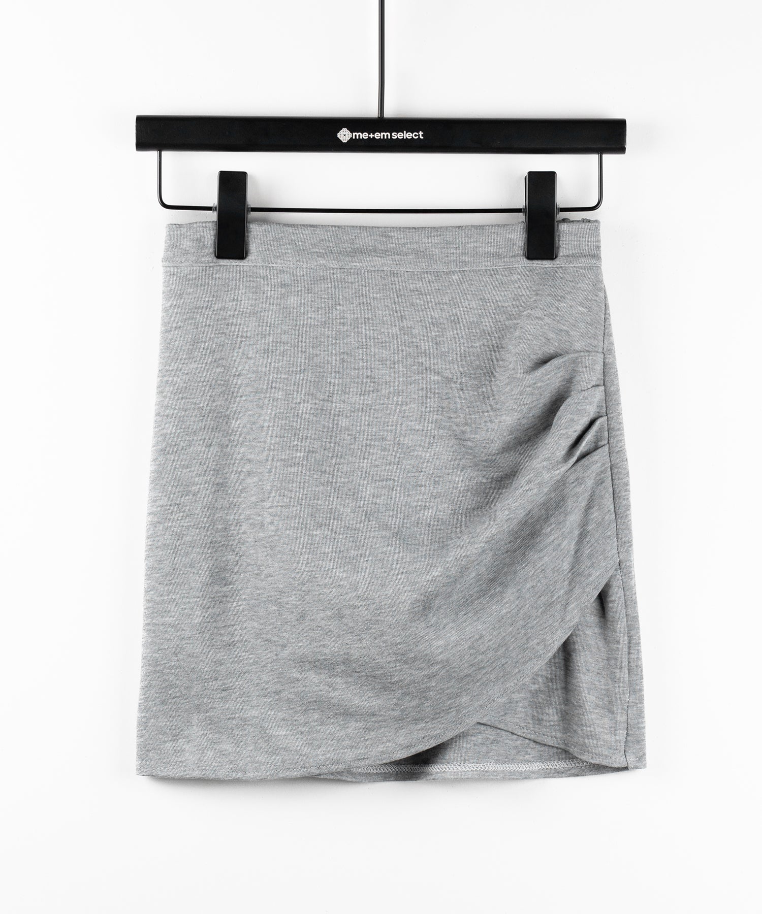 【 インパン裏地付 】サイドタックギャザータイトミニスカート /side tuck gather tight mini skirt