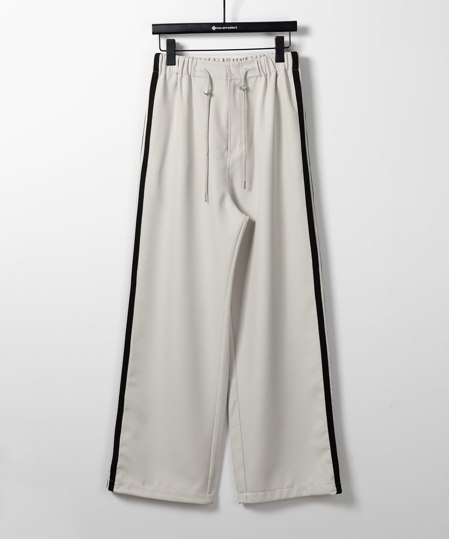 【 3size/3color 】2WAYドロストサイドラインルーズトラックワイドパンツ