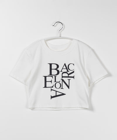 BACロゴレタリングショートTシャツ