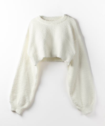 【 セットアップ可能 】マシュマロタッチショートプルオーバー / marshmallow touch short pullover