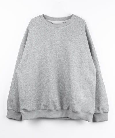 レタリングロゴ刺繍スウェットプルオーバー / lettering logo embroidery sweat pullover