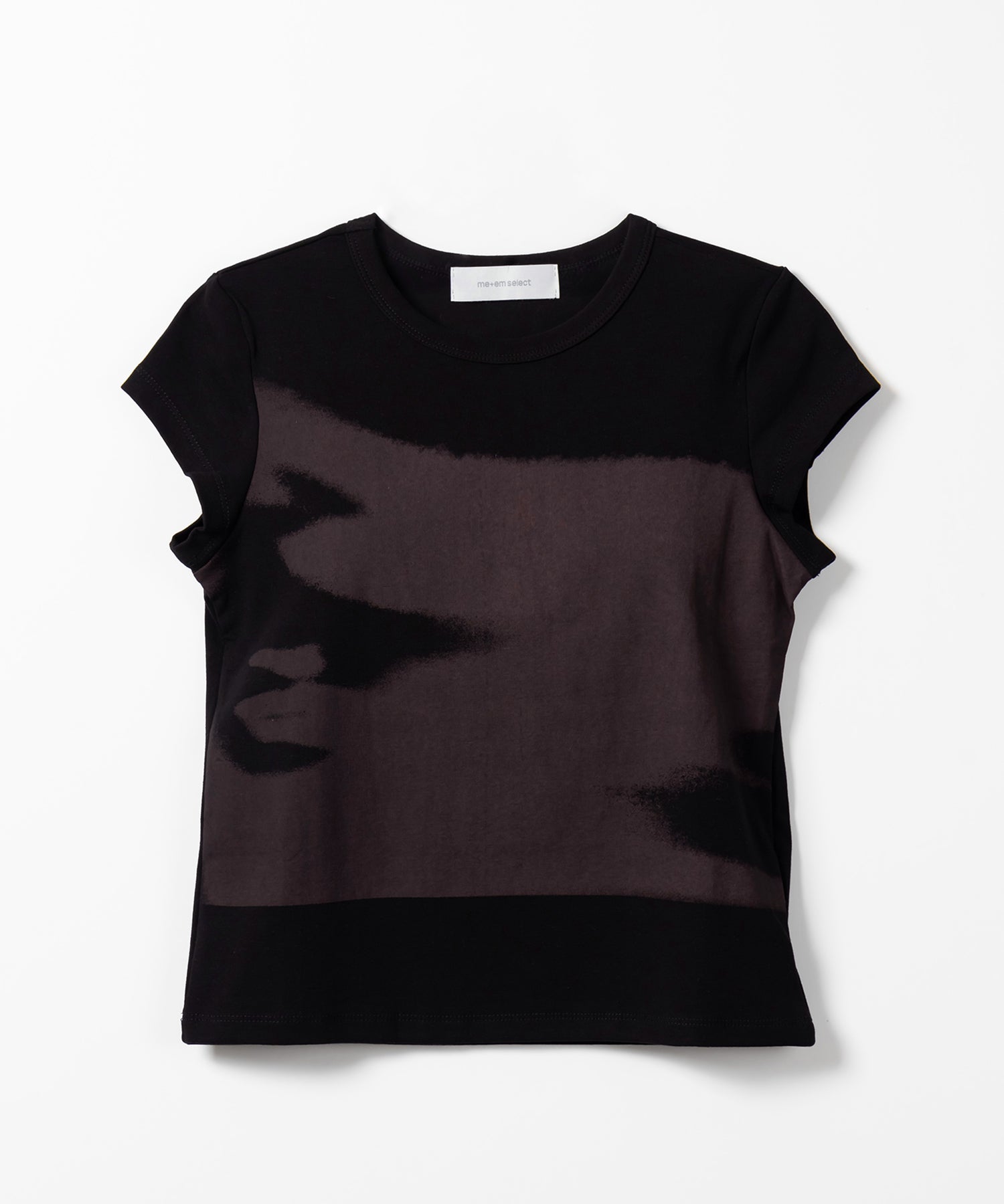 ニュアンスペイントフレンチスリーブTシャツ【 韓国製 】