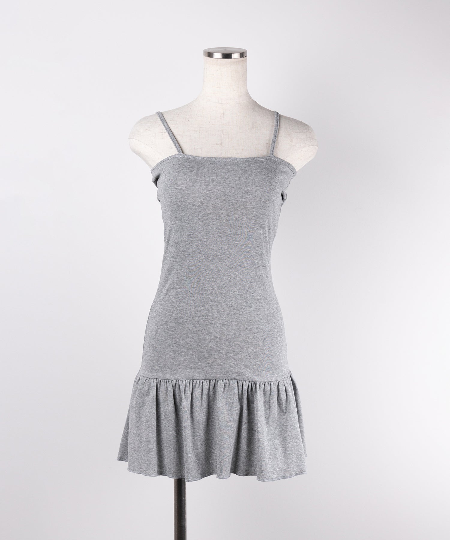 【 2点セット 】フレアキャミワンピ &シアーフリルリボンカーディガン ワンホンセットアップ / flare camisole onepiece & sheer frill ribbon cardigan wanghong SETUP