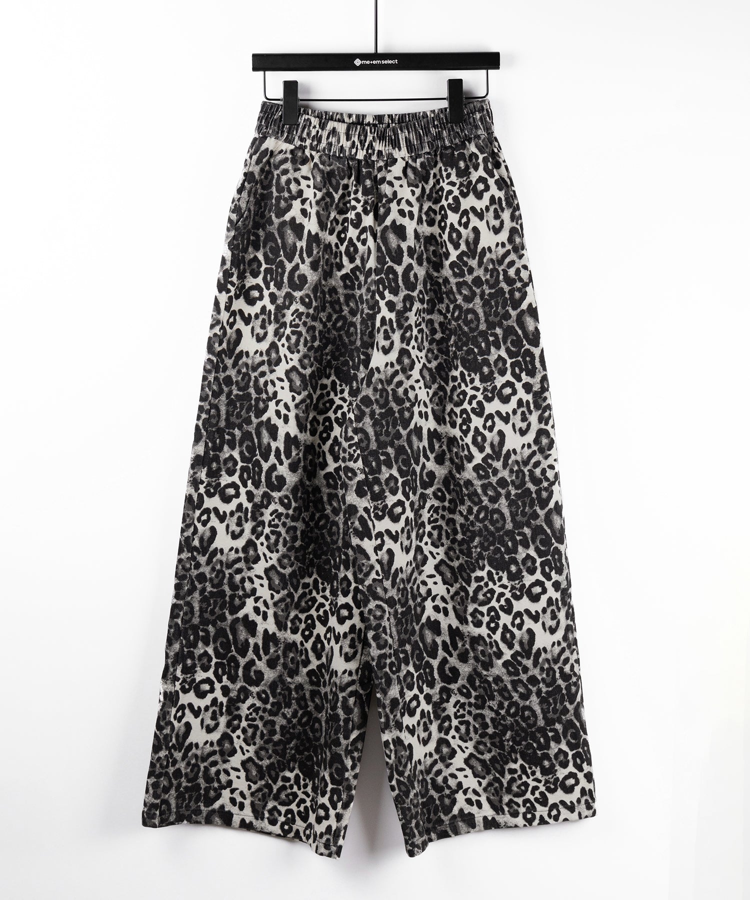 【 2color 】ヴィンテージライクレオパードツイルワイドパンツ / vintage like leopard twill wide pants