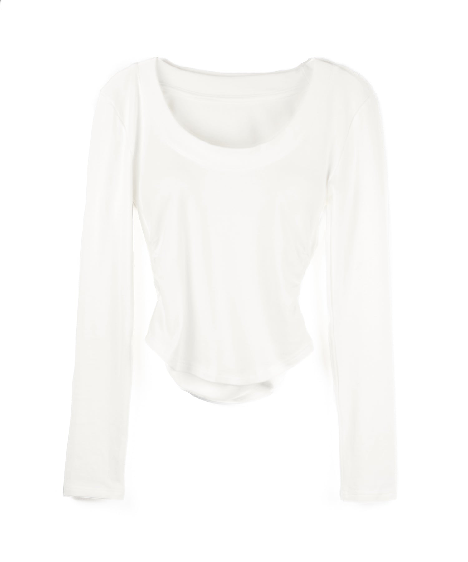 UネックスーパーフィットスリムロンT / U-neck super fit slim long sleeve T-Shirt