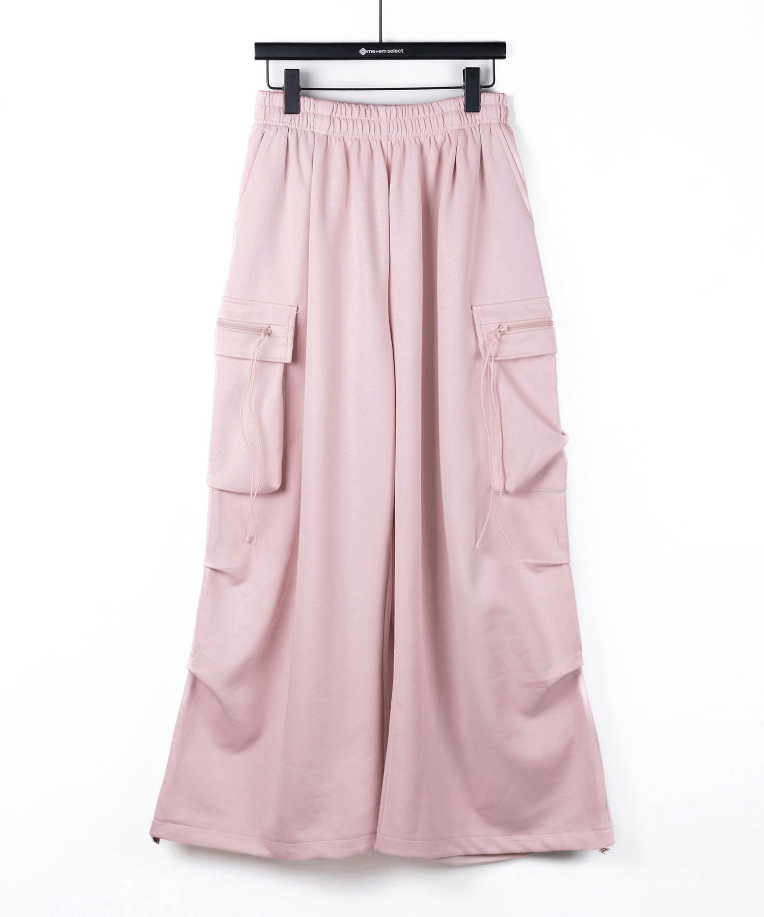 【 裾絞り可能2WAY 】ドローコードタックワイドカーゴスウェットパンツ / drawcord tuck wide cargo sweatpants